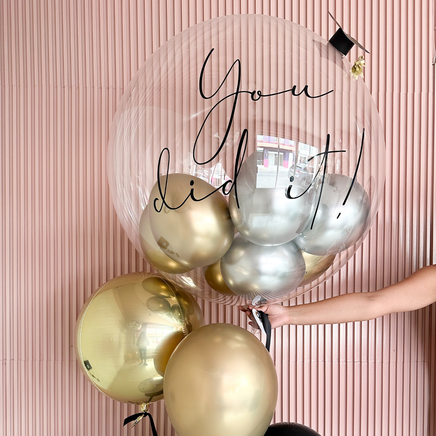 Bouquet You did it- Esfera balloons inside