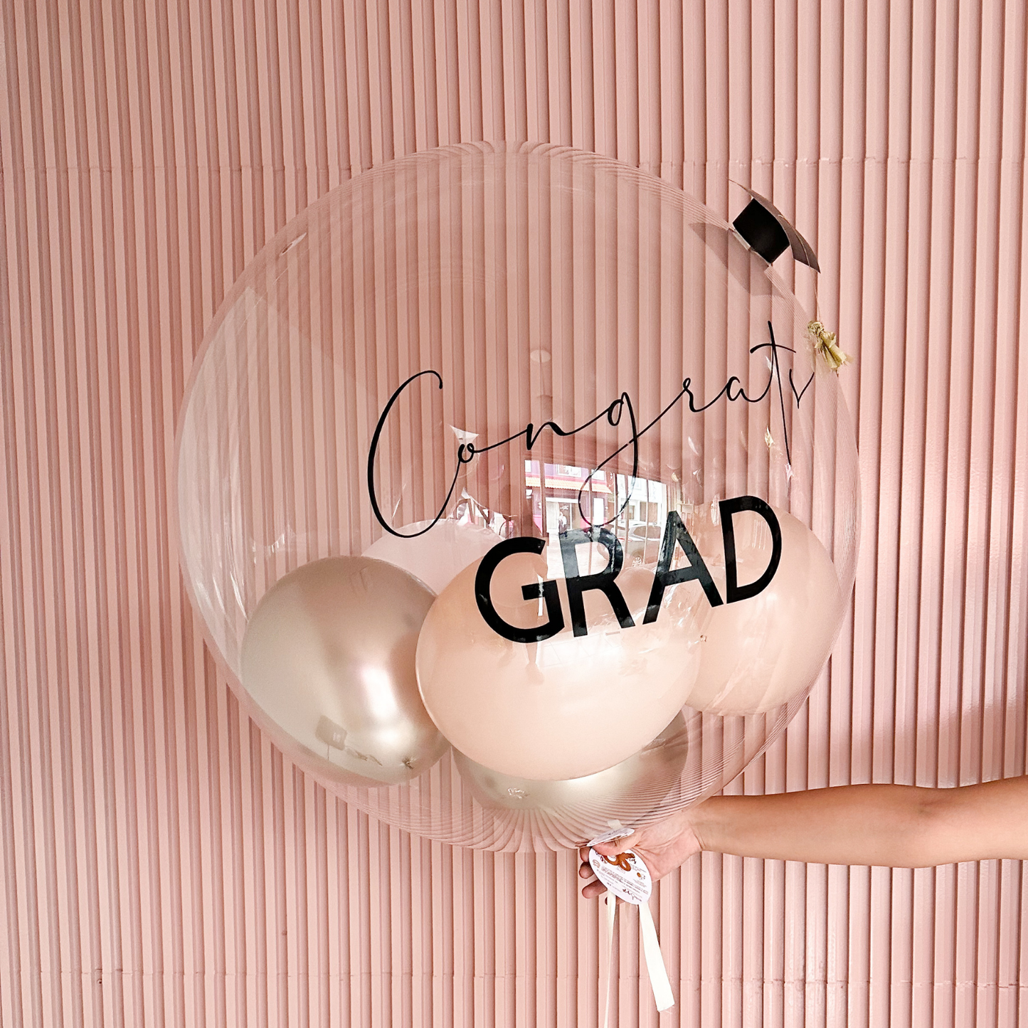 Esfera balloons inside- Congrats grad