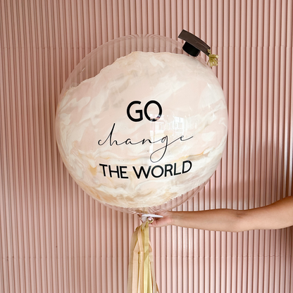 Esfera go change the world- marmol