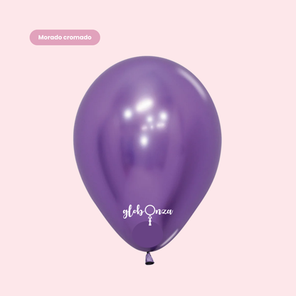 Globo Látex  12” | Cromado