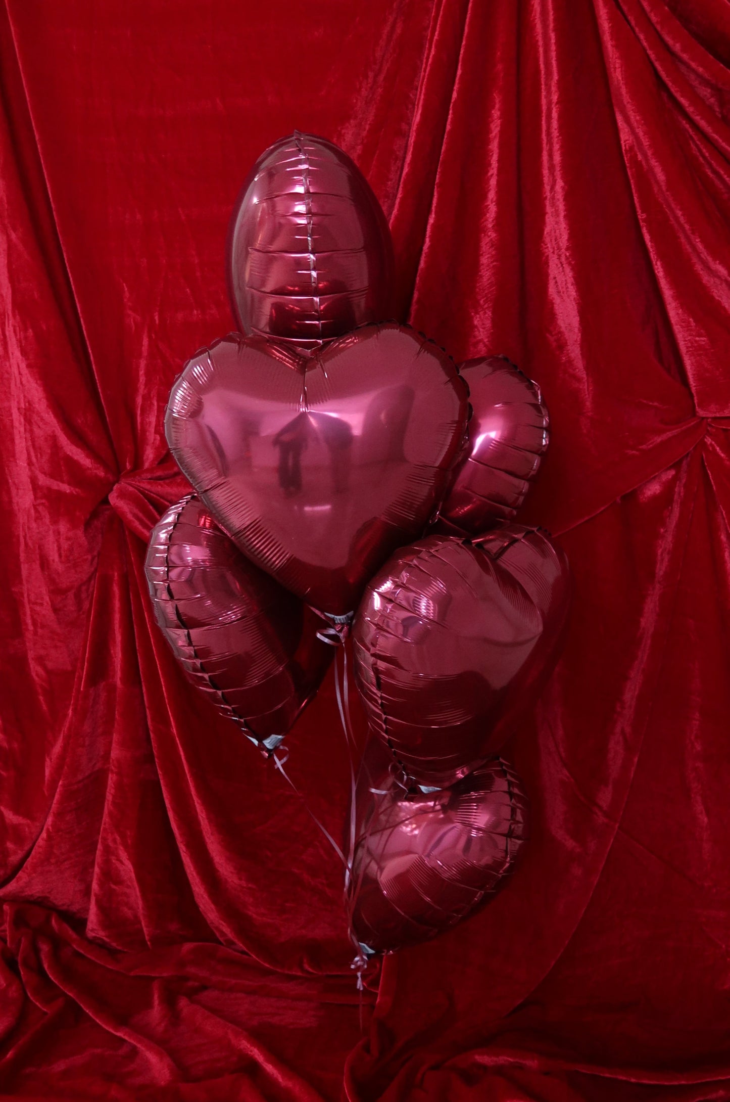 Bouquet de corazones | Burgundy