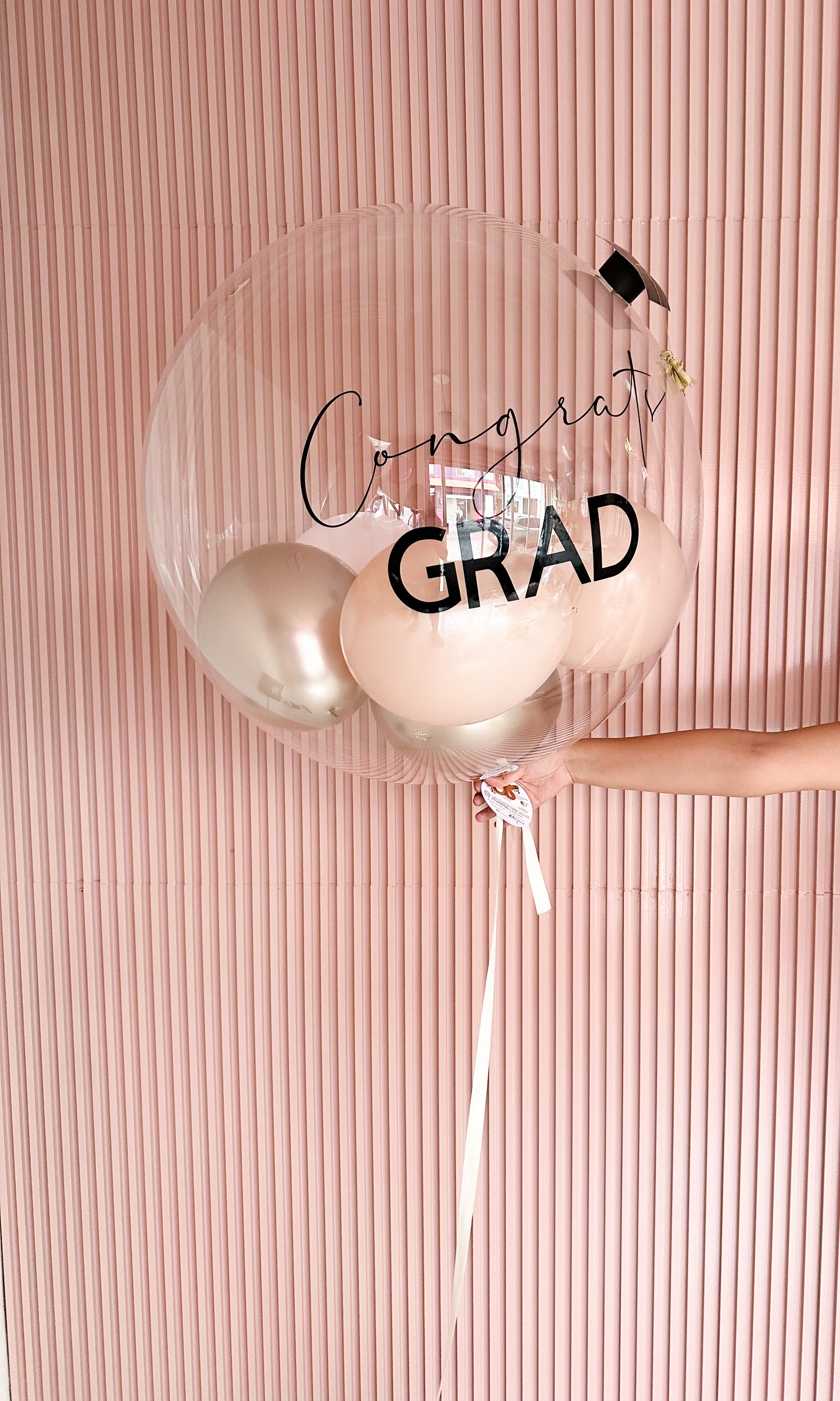 Esfera balloons inside- Congrats grad