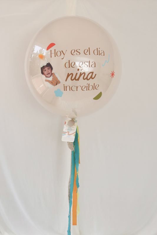 Esfera con foto I Lo bonito de crecer