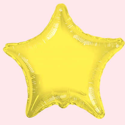 Estrellas lisas 18"