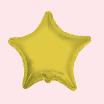 Estrellas lisas 18"