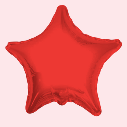 Estrellas lisas 18"