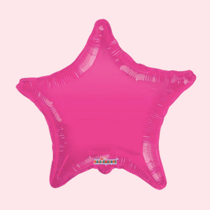 Estrellas lisas 18"