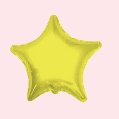 Estrellas lisas 18"